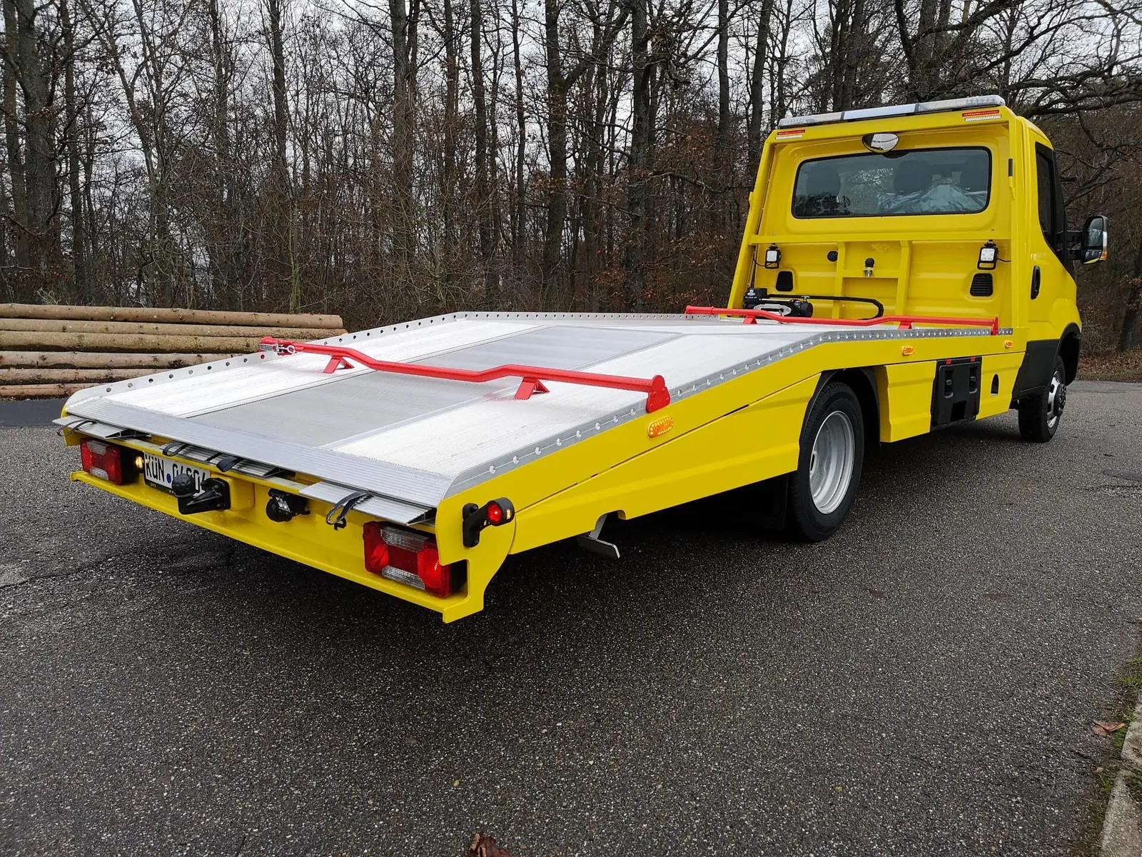 Doppelstock-Festplateau für den Fahrzeugtransport